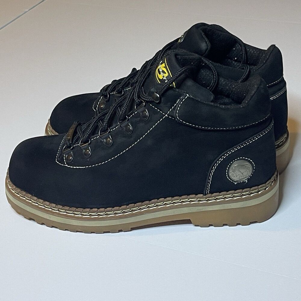 B-Boots by Buffalino Black suede Hiking Boots Men's Size 10 EUR 44